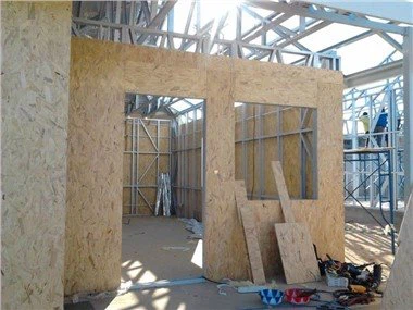 Fasil rasanble limyè Steel estrikti Villa
